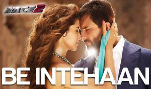 Be Inteha Lyrics in Hindi