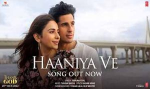 Haaniya Ve Lyrics in Hindi