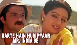 karte hain hum pyaar mr India se Lyrics in Hindi